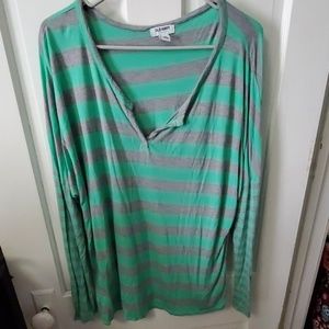 Long sleeve striped tee
